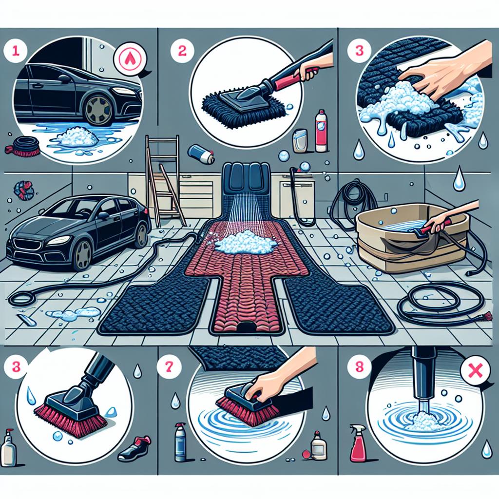 Jak správně umýt koberce v autě