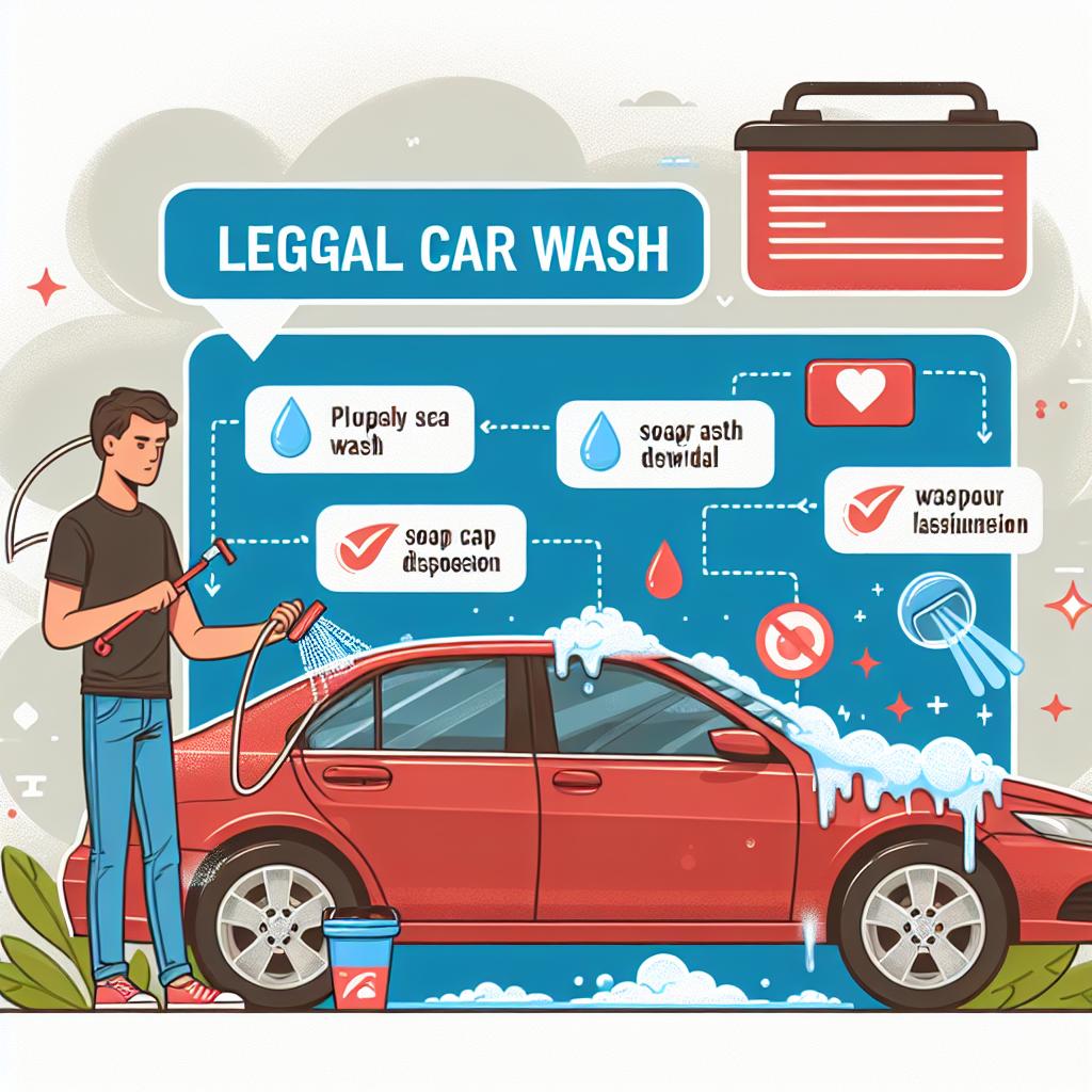 Jak legálně umýt auto doma