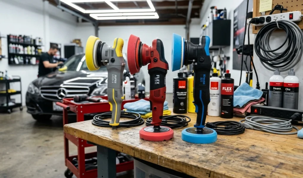 Leštička na auto recenze test leštiček Rupes a Flex